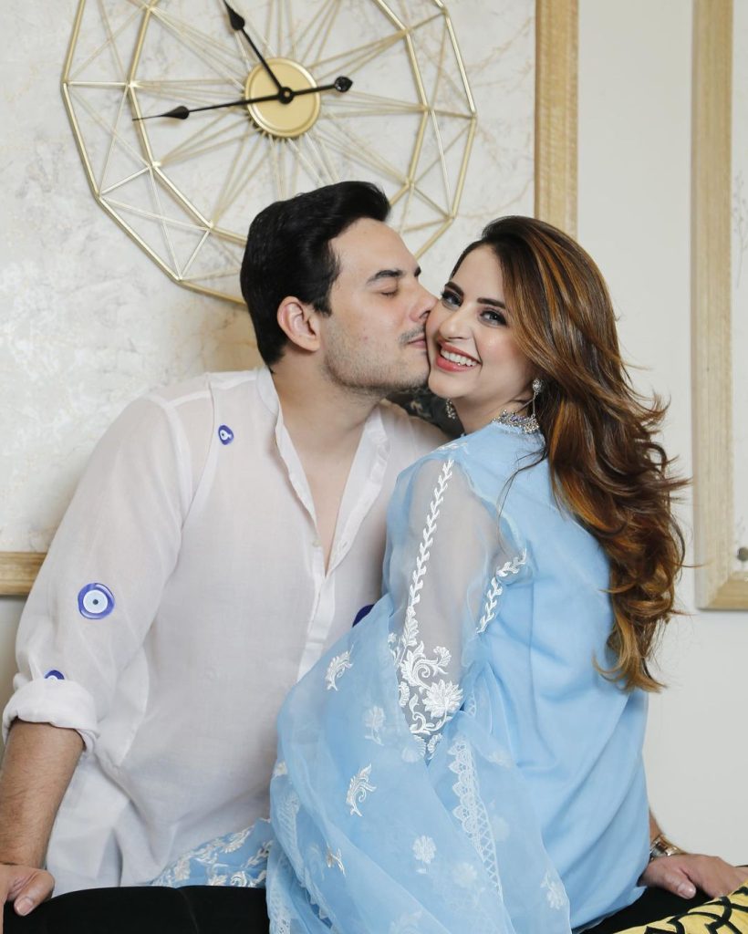 Fatima Effendi and Kanwar Arsalan Pose For Eid Ul Fitr 2022