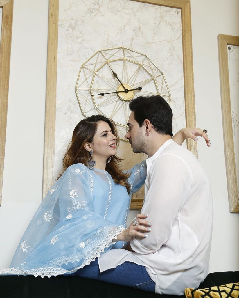 Fatima Effendi and Kanwar Arsalan Pose For Eid Ul Fitr 2022