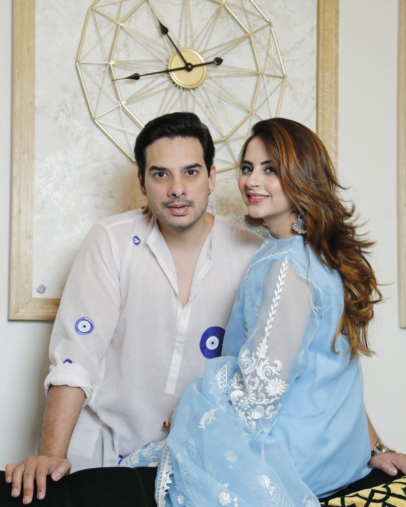 Fatima Effendi and Kanwar Arsalan Pose For Eid Ul Fitr 2022