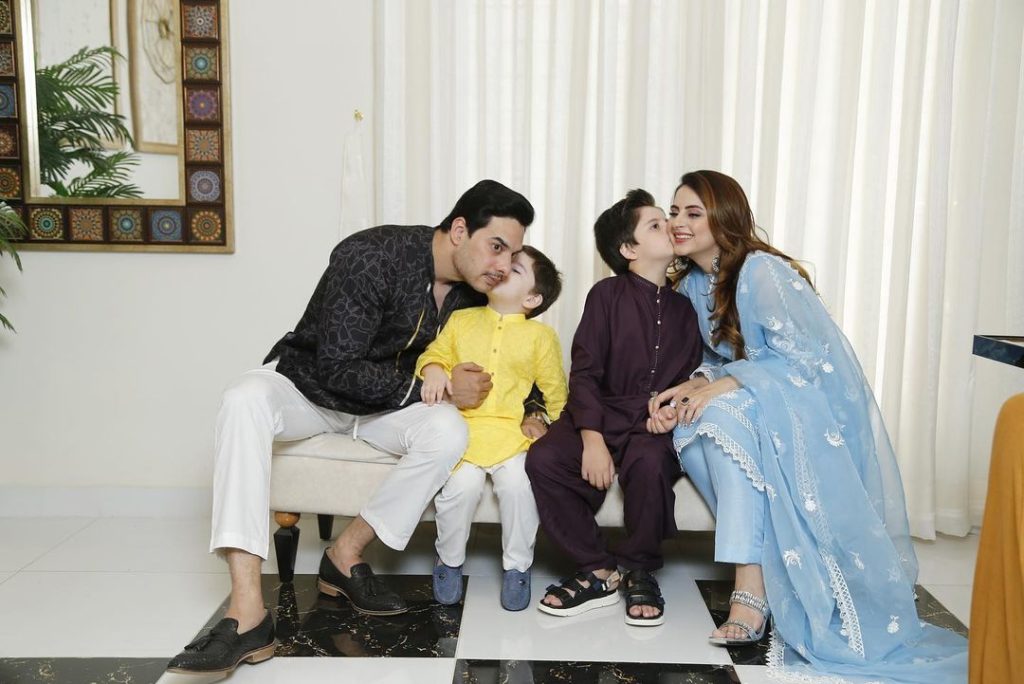 Fatima Effendi and Kanwar Arsalan Pose For Eid Ul Fitr 2022