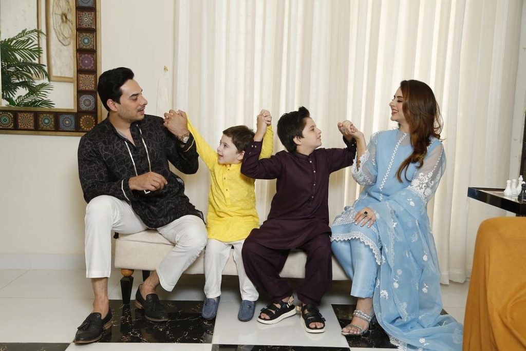 Fatima Effendi and Kanwar Arsalan Pose For Eid Ul Fitr 2022