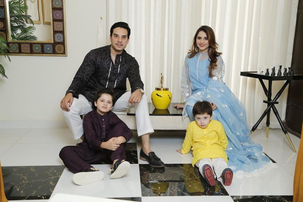 Fatima Effendi and Kanwar Arsalan Pose For Eid Ul Fitr 2022