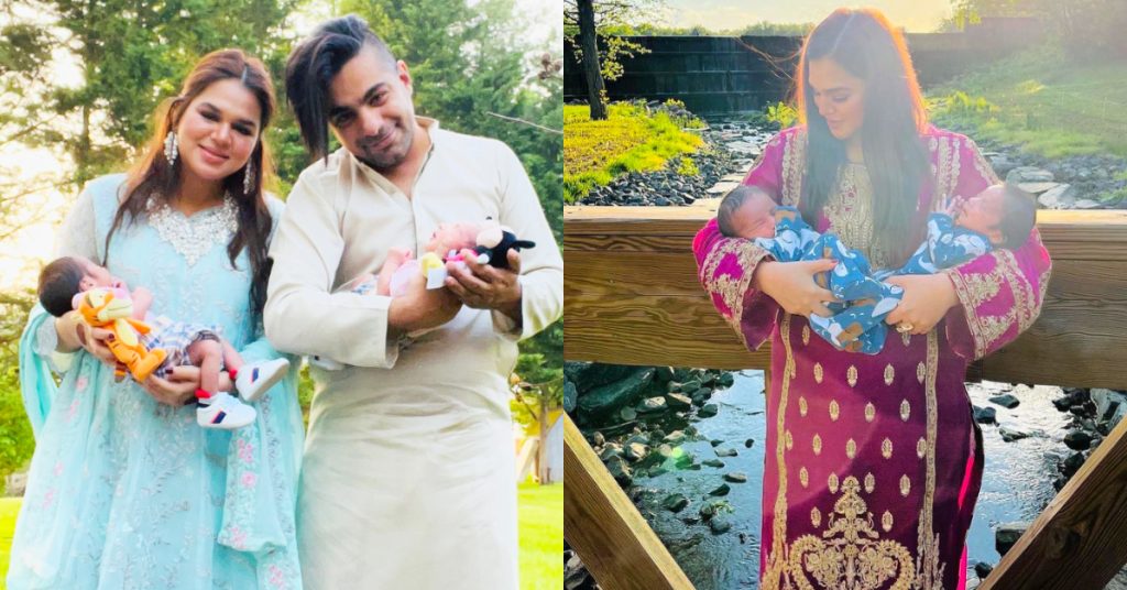 Zohreh Amir's Latest Adorable Clicks With Her Newborns