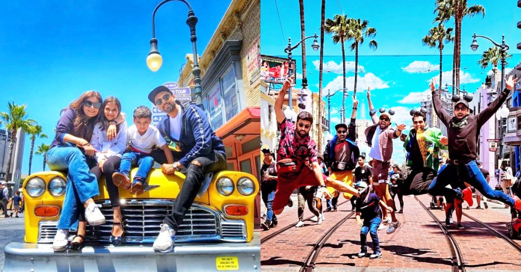 Fahad Mustafa's Family Trip To Disneyland