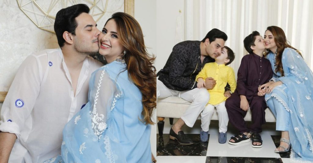 Fatima Effendi and Kanwar Arsalan Pose For Eid Ul Fitr 2022