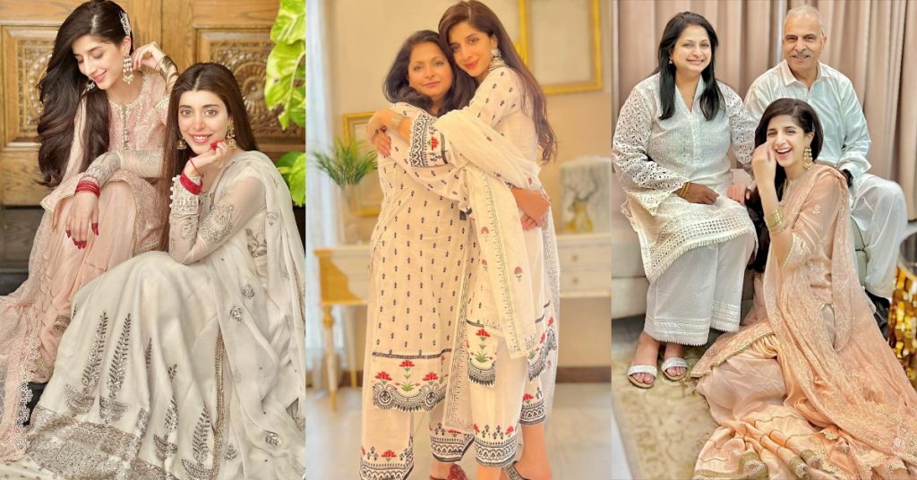 Mawra Hocane Eid Pictures With Her Family