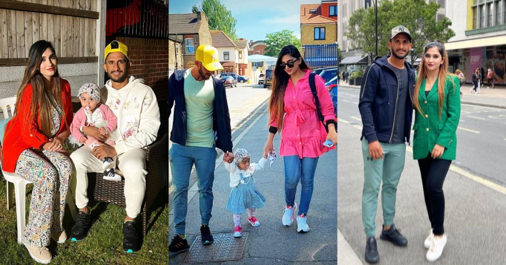 Hassan Ali New Family Pictures From United Kingdom