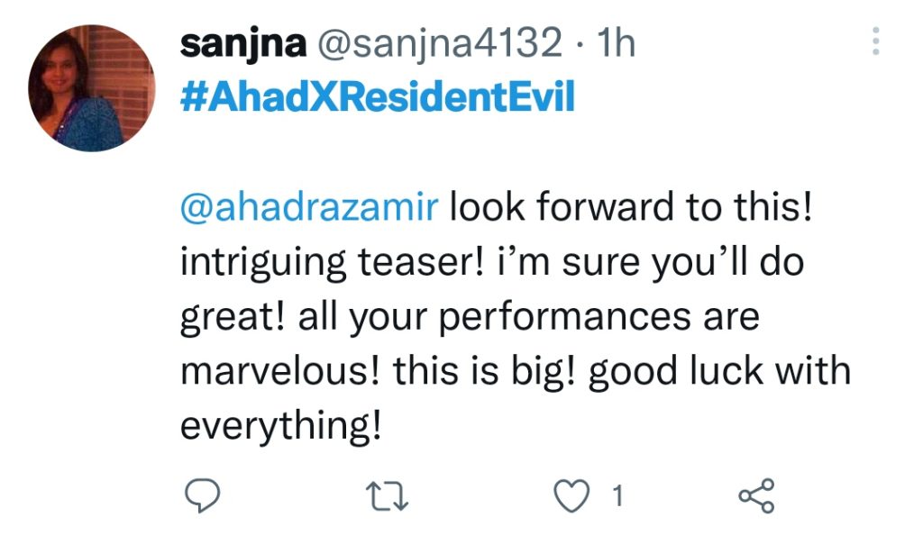 Public Reacts to Ahad Raza Mir’s Absence from Resident Evil Teaser