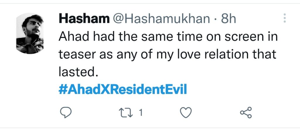 Public Reacts to Ahad Raza Mir’s Absence from Resident Evil Teaser