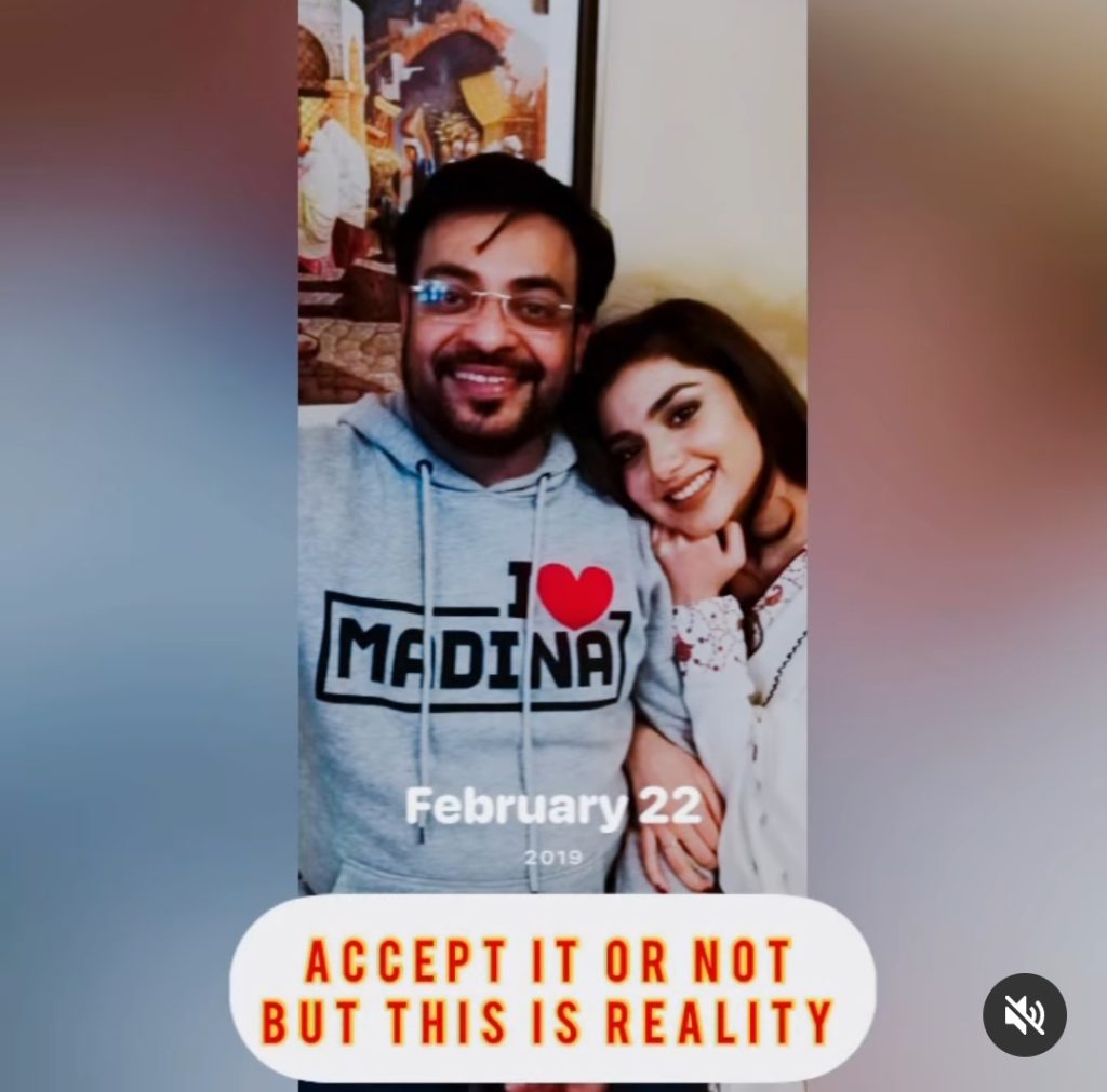 Aamir Liaquat Hussain's New Message for His Wives - Shares Pictures