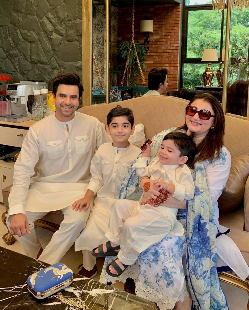 Junaid Khan Family Pictures From Eid UL Fitr 2022