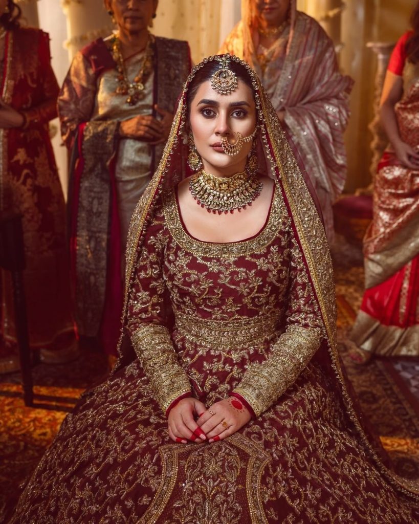 Fahad Hussayn's Latest Bridal Collection'22 Featuring Kubra Khan