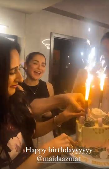 Celebrities Spotted At Maida Azmat's Birthday Party