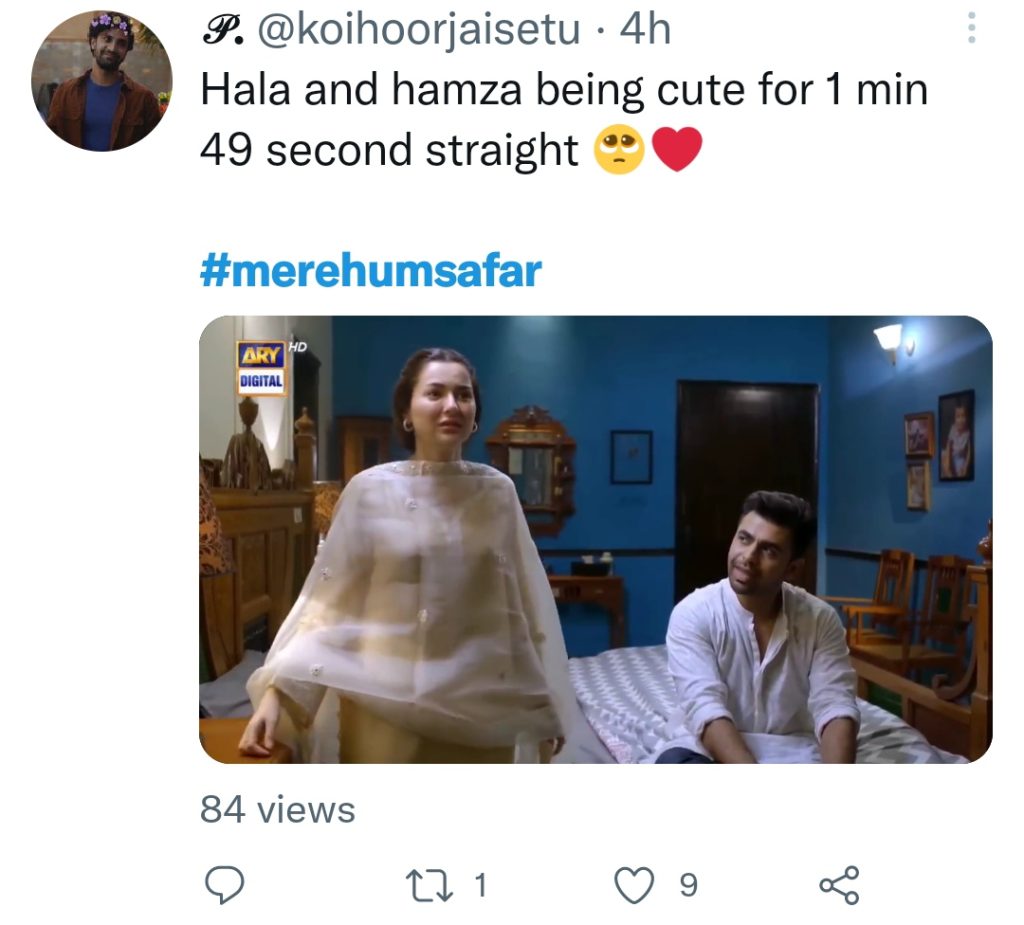 Fans Are Loving Hania Aamir & Farhan Saeed's Romance in Mere Humsafar