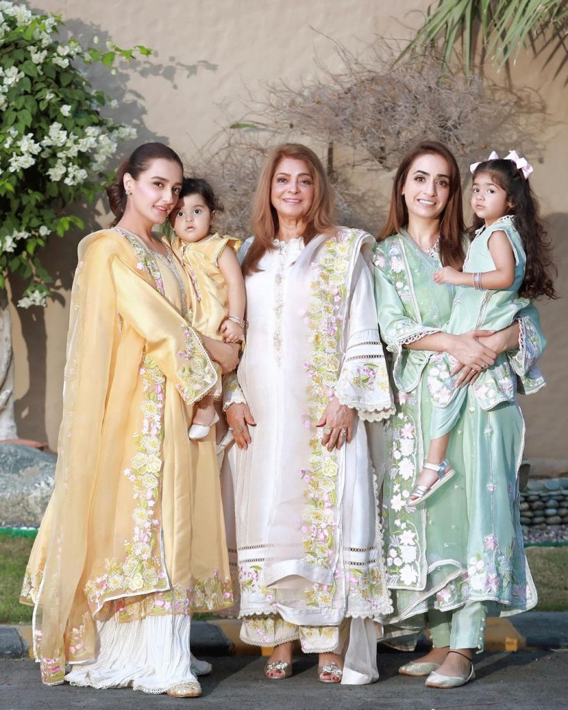 Momal Sheikh And Family Eid Day 1 Pictures