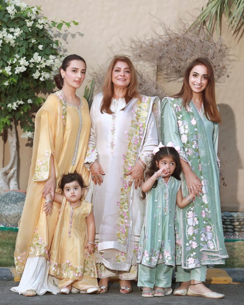 Momal Sheikh And Family Eid Day 1 Pictures