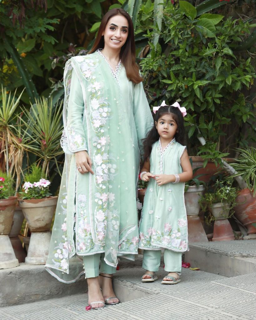 Momal Sheikh And Family Eid Day 1 Pictures