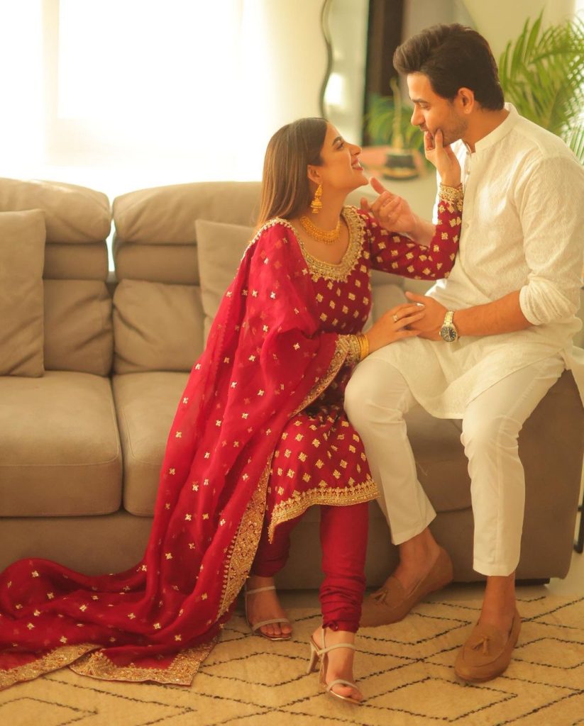 Saboor Ali And Ali Ansari’s Enchanting Eid Pictures