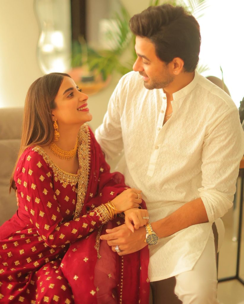 Saboor Ali And Ali Ansari’s Enchanting Eid Pictures