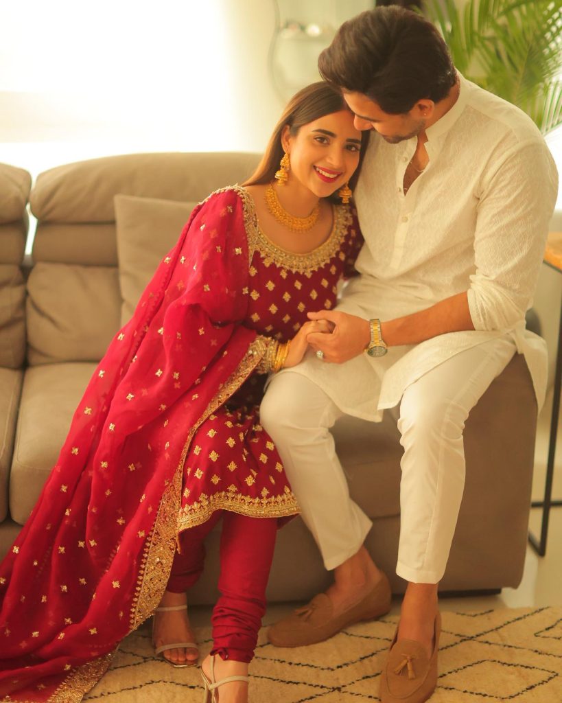 Saboor Ali And Ali Ansari’s Enchanting Eid Pictures