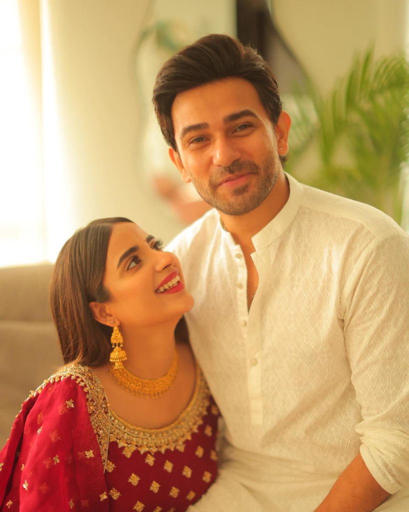 Saboor Ali And Ali Ansari’s Enchanting Eid Pictures