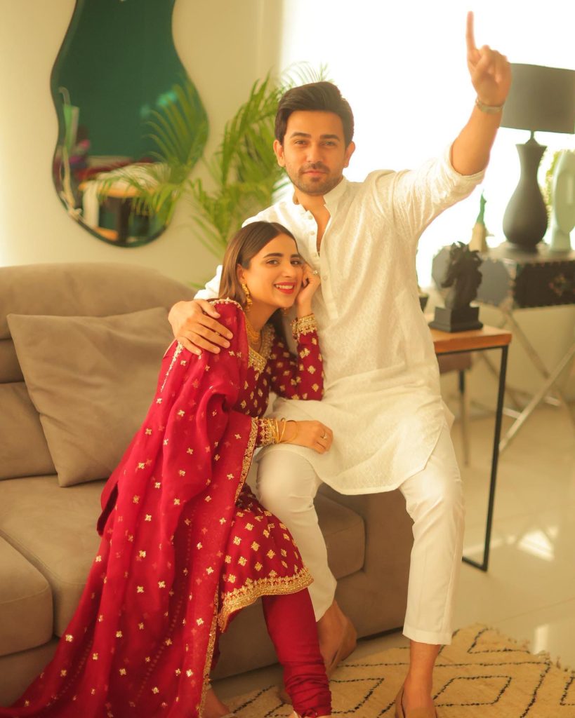 Saboor Ali And Ali Ansari’s Enchanting Eid Pictures