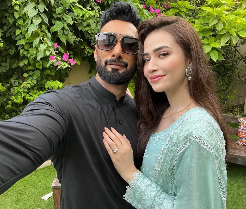 Sana Javed and Umair Jaswal Beautiful Eid Pictures