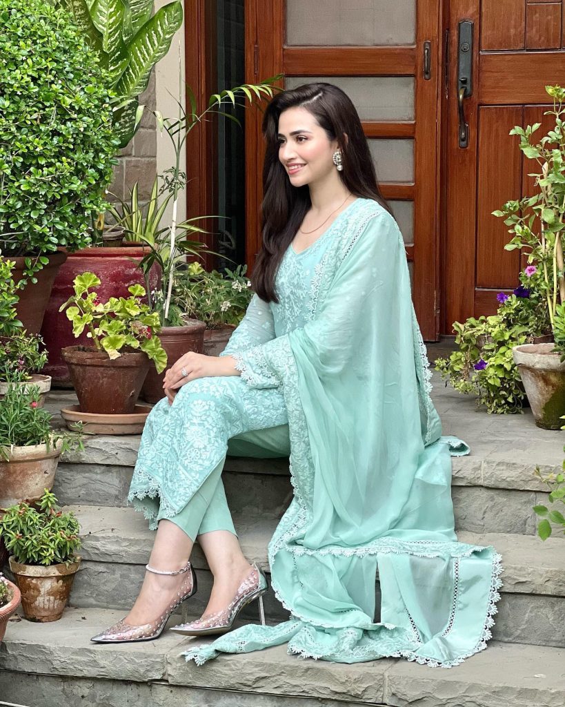 Sana Javed and Umair Jaswal Beautiful Eid Pictures