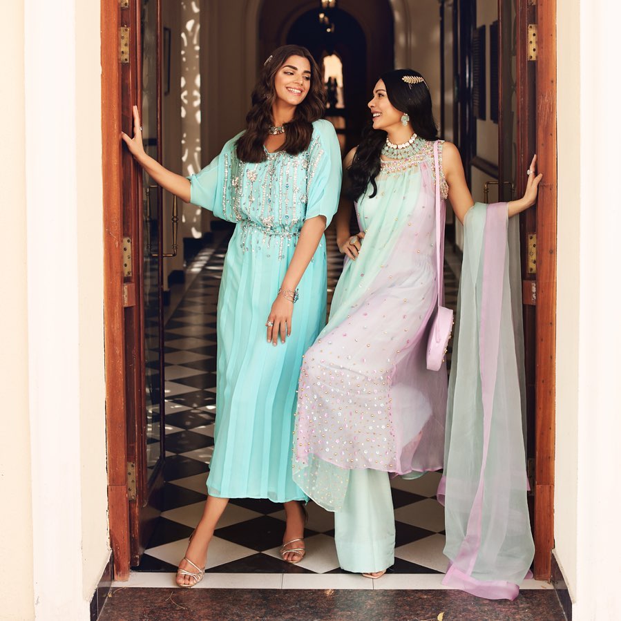 Asma Aslam Latest Summer Collection'22 Featuring Sanam Saeed And Sara Loren