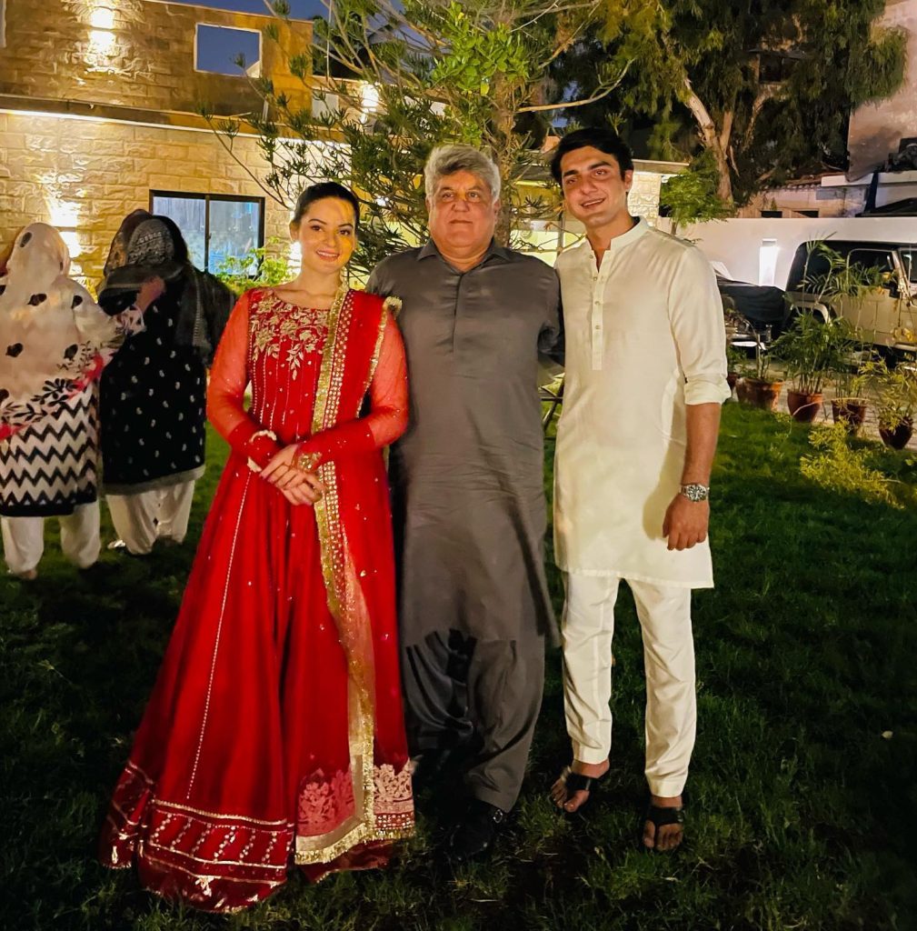 Aiman Khan & Minal Khan Eid Dinner With Family