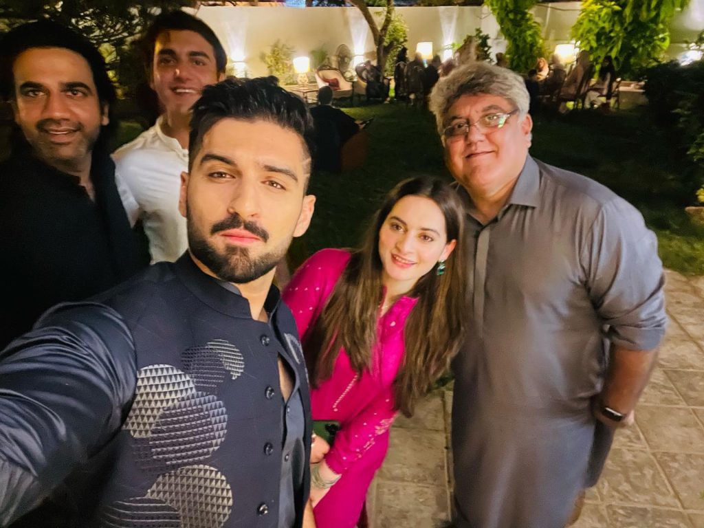 Aiman Khan & Minal Khan Eid Dinner With Family