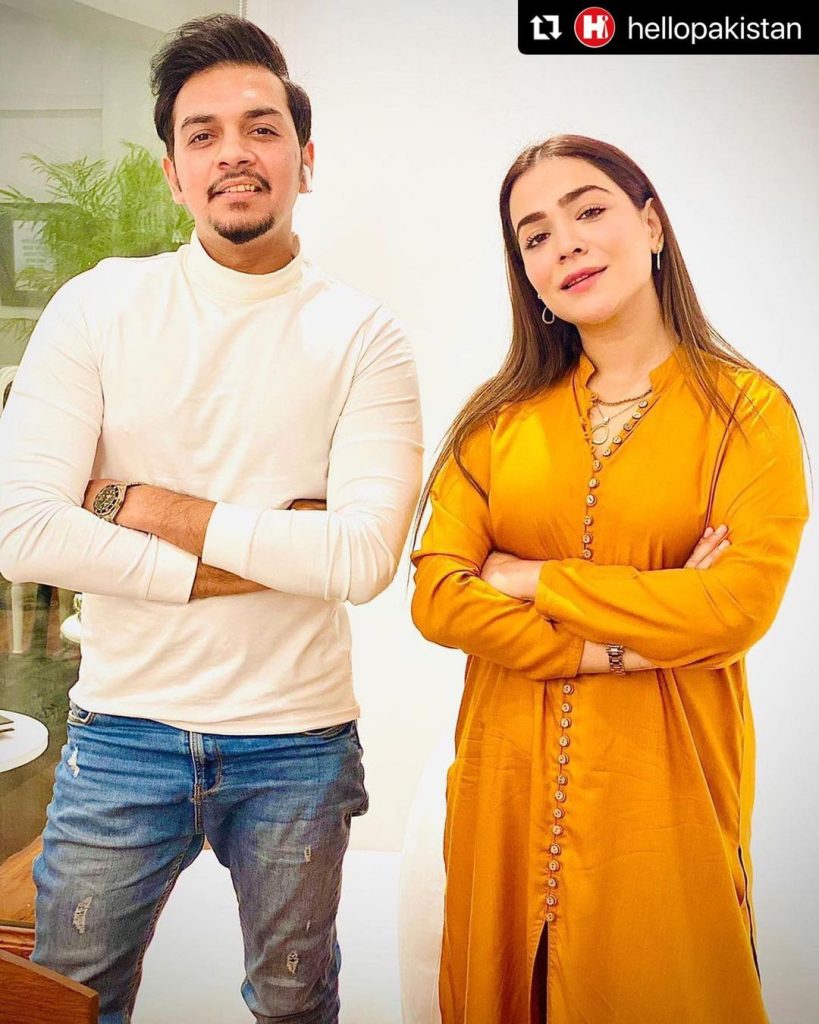 Affan Waheed And Humaima Malick All Set To Come Together-BTS Pictures
