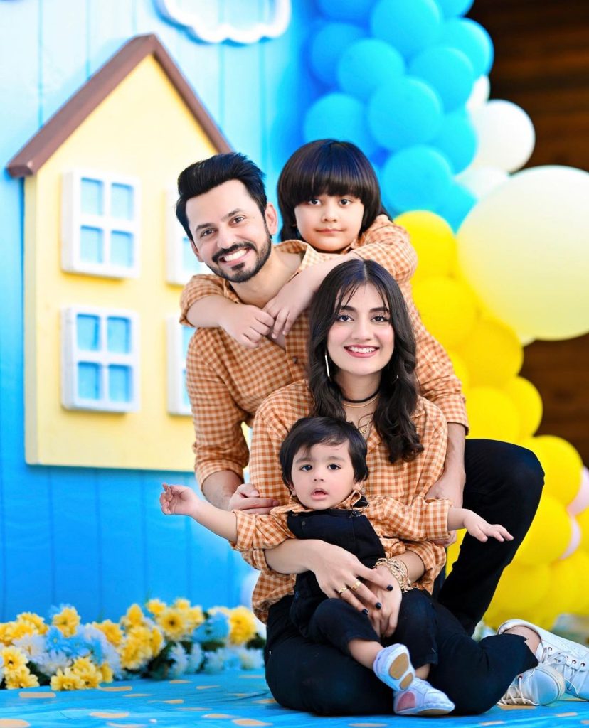 Uroosa And Bilal Qureshi Celebrate Son Roman's First Birthday