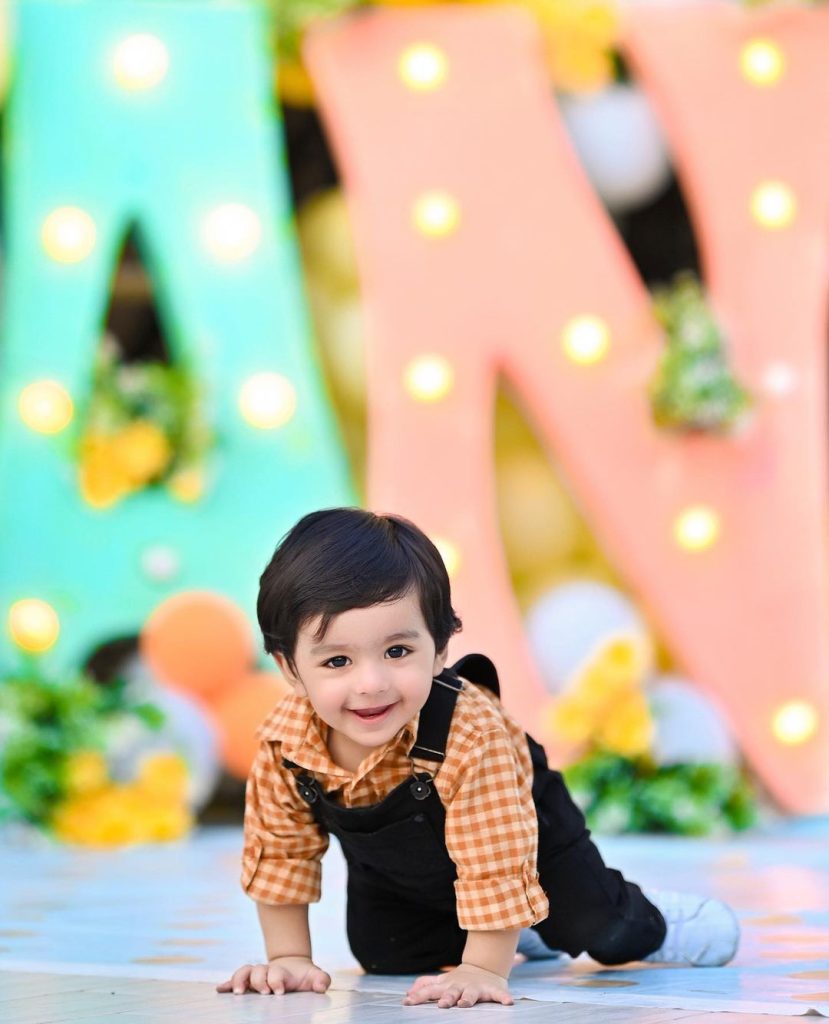 Uroosa And Bilal Qureshi Celebrate Son Roman's First Birthday