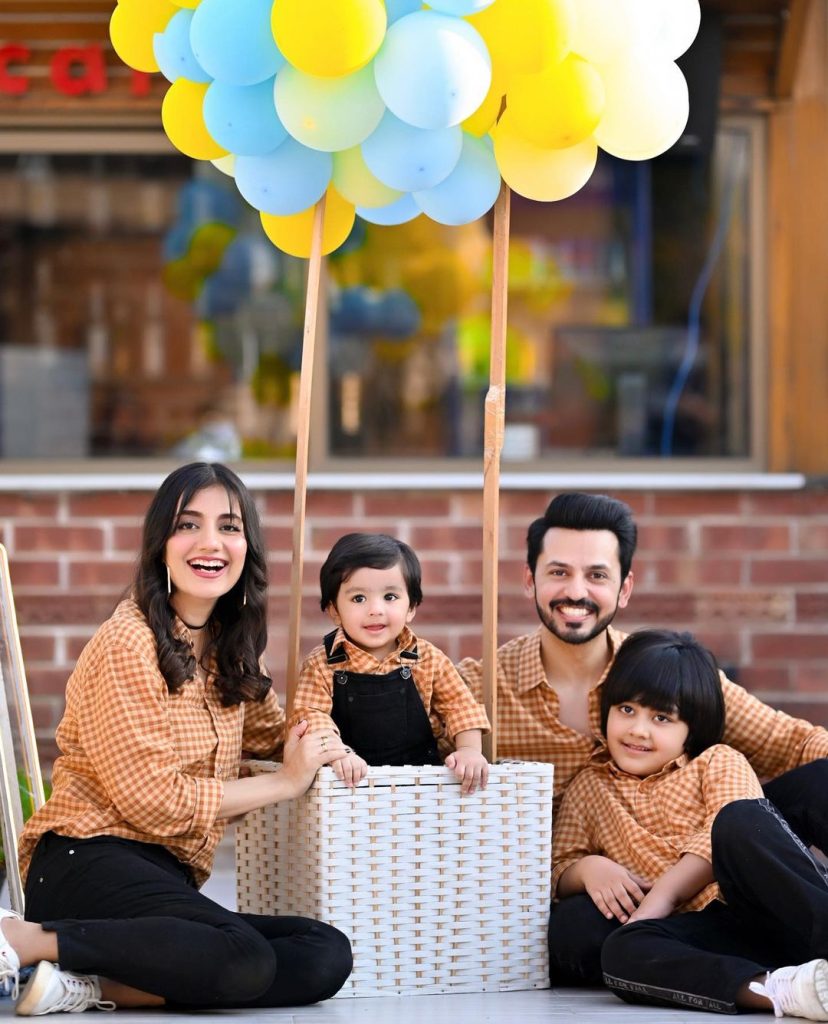 Uroosa And Bilal Qureshi Celebrate Son Roman's First Birthday