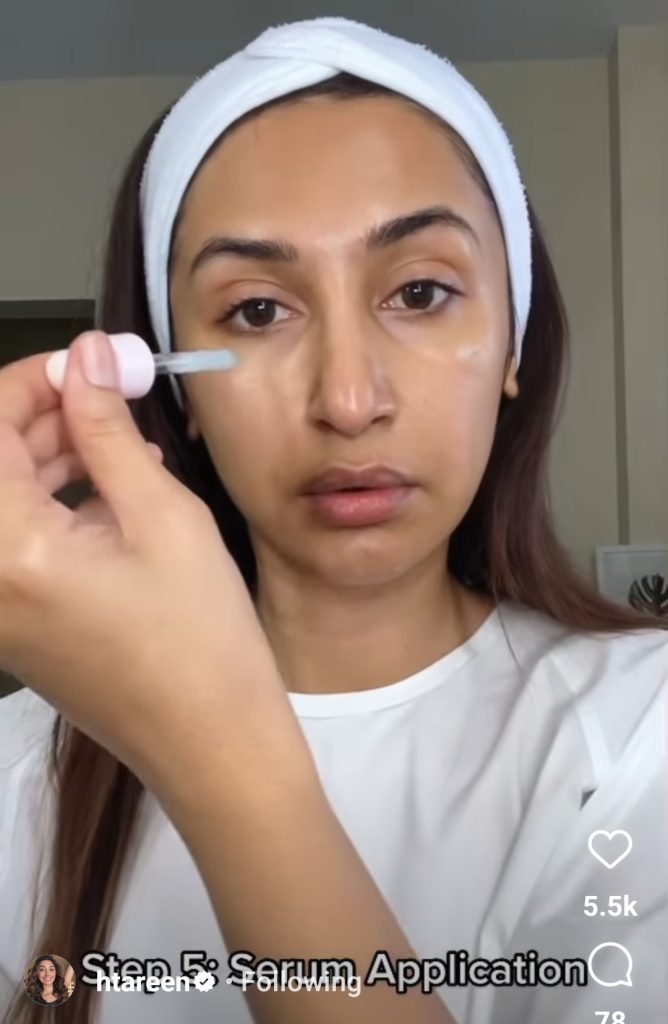 Hira Tareen Shares Her Skin Prep Steps For Eid Make Up