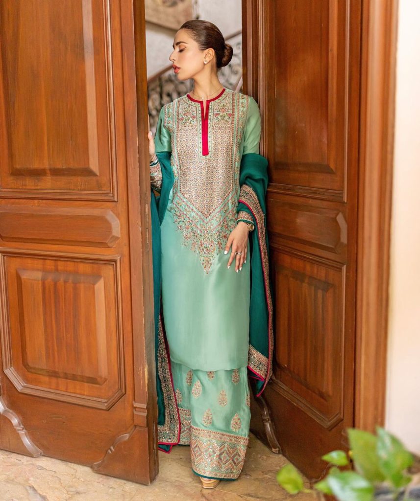 Aiman Khan Eid Dress Price and Details