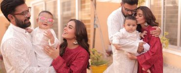 Iqra Aziz And Yasir Hussain Turn Heads With Baby Kabir Hussain On Eid Day 2