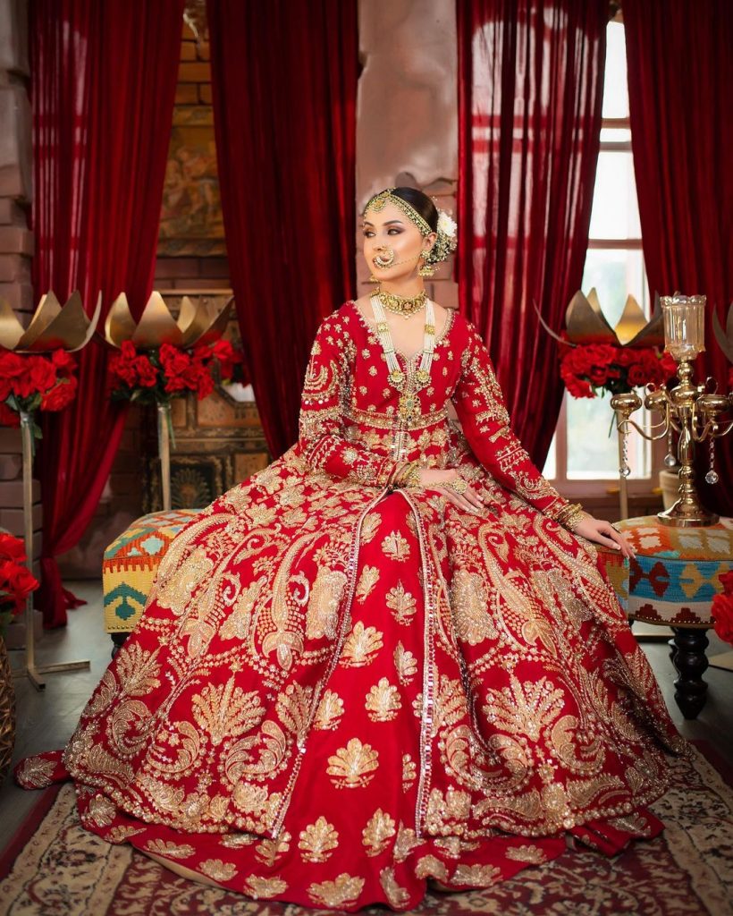 Nimra Khan Looks Gorgeous In Latest Bridal Shoot