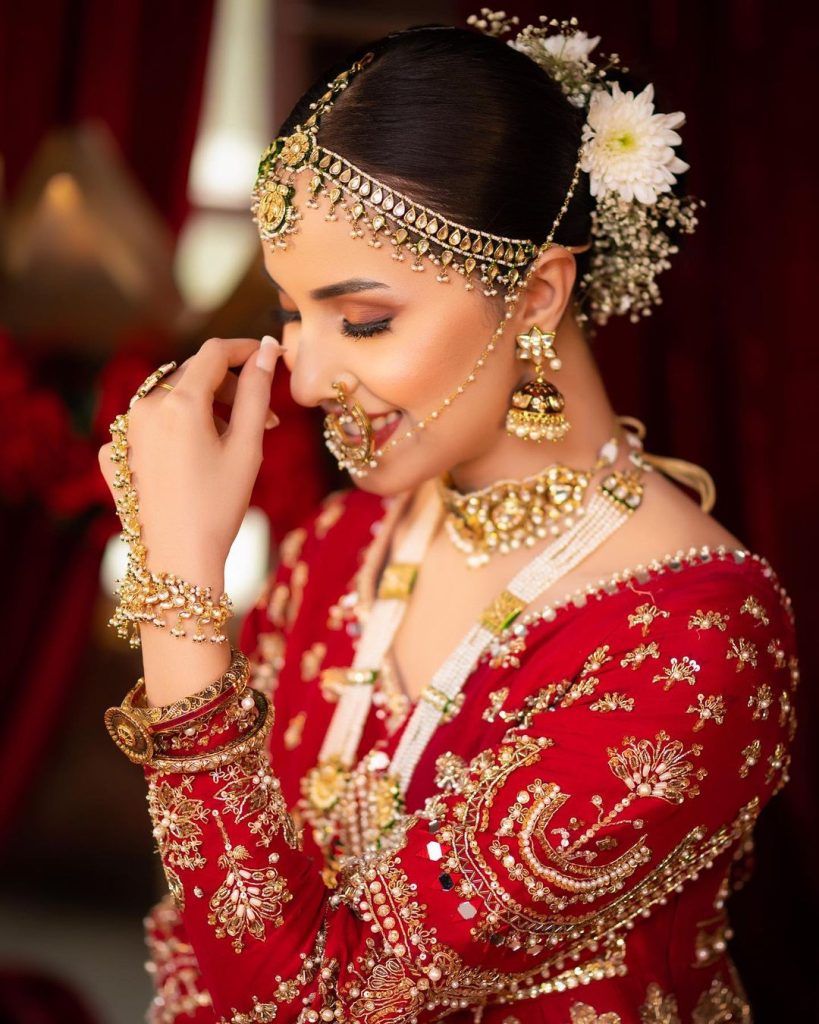 Nimra Khan Looks Gorgeous In Latest Bridal Shoot