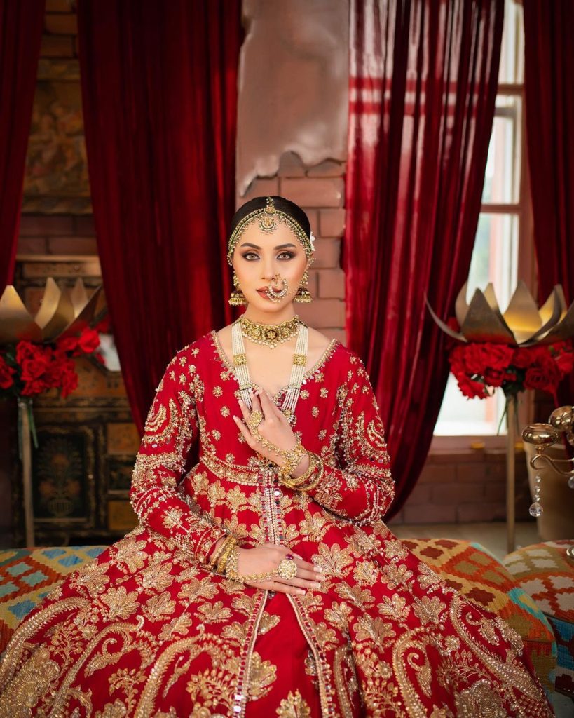 Nimra Khan Looks Gorgeous In Latest Bridal Shoot