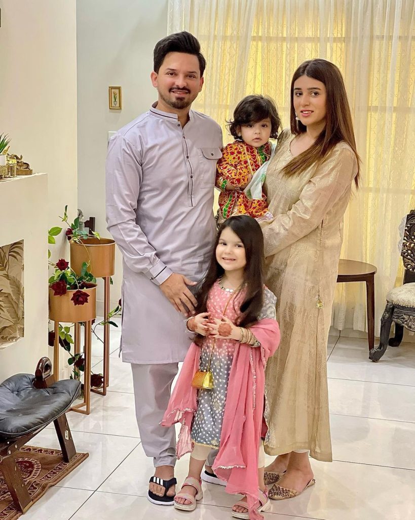 Actor Noman Habib Eid Pictures With Family