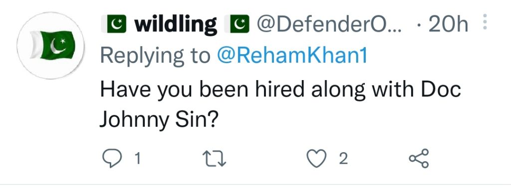 Public trolled Reham Khan when she took advice