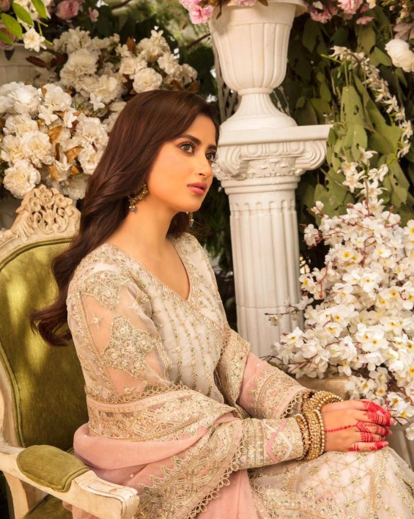 Sajal Aly Looks Ethereal For Qalamkar Shoot