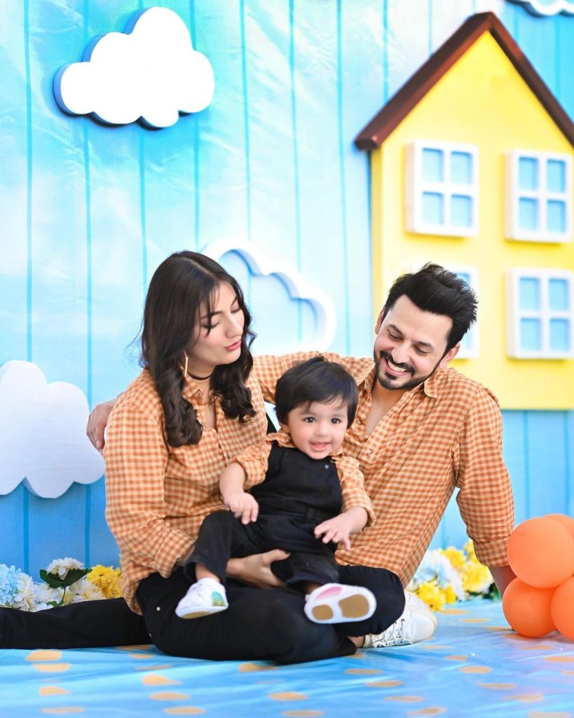 Uroosa And Bilal Qureshi Celebrate Son Roman's First Birthday