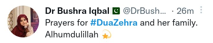 Public Happy With The New Progress In Dua Zehra Case