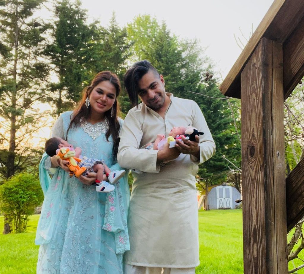 Zohreh Amir Celebrates First Eid With Twin Babies