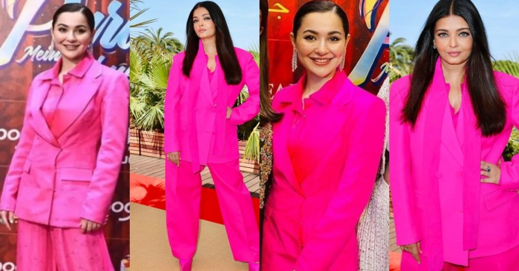 Hania Aamir Or Aishwarya Rai - Fans Debate on Who Wore Pink Suit Better