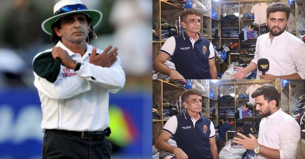 Public Reacts to Elite PCB Umpire Asad Rauf Selling Second-Hand Clothes