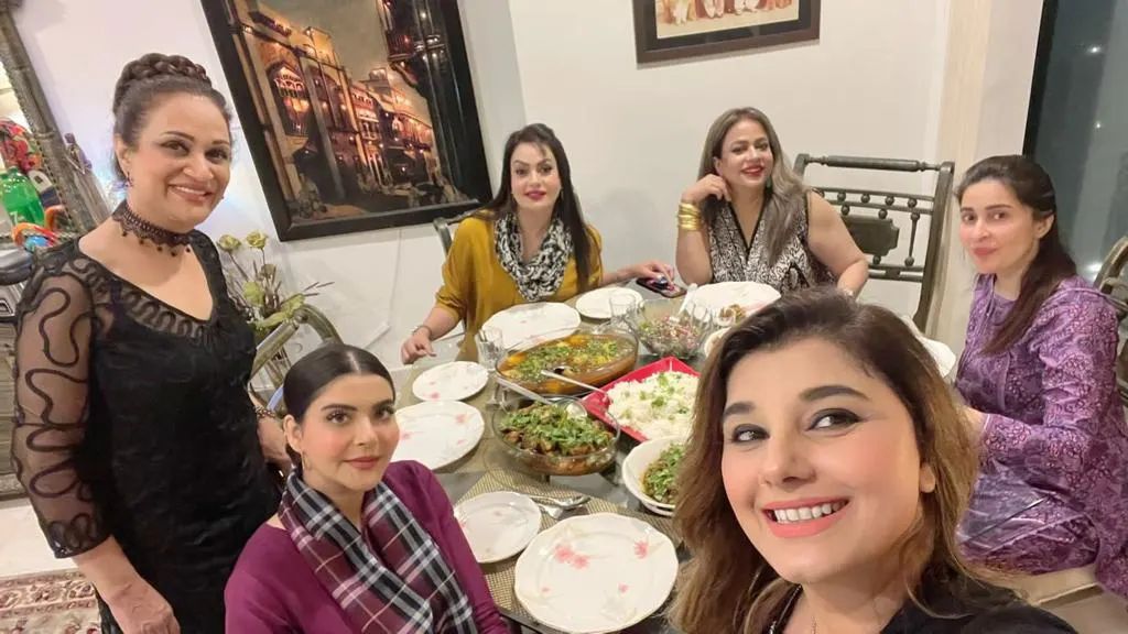 Celebrities Get Together At Bushra Ansari's Place